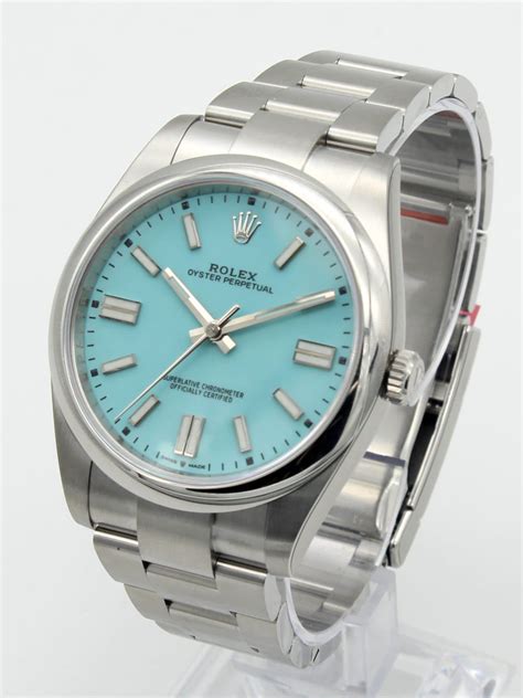 rolex tiffany blue oyster perpetual 41mm|rolex oyster perpetual 41mm celebration.